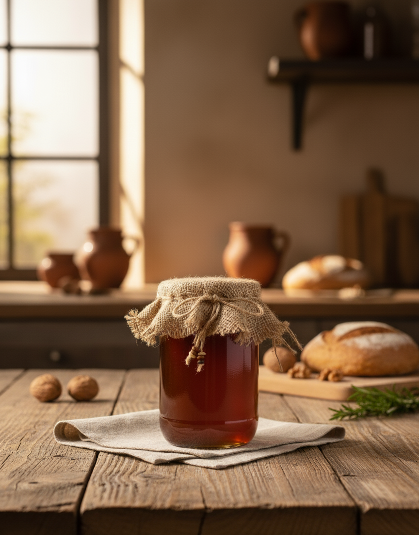 Organik Süzme Çiçek Balı